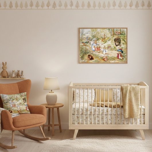 Beatrix Potter Peter und Friends Forest Walk Poster