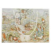 Beatrix Potter Peter und seine Freunde im Garten Große Geschenktüte (Rückseite)