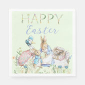 Beatrix Potter Peter von der Kaninchen Osterzeitun Serviette (Vorderseite)