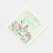 Beatrix Potter Peter von der Kaninchen Osterzeitun Serviette (Ecke)