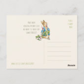 Beatrix Potter Rabbit gorging auf Radieschen CC111 Postkarte (Rückseite)