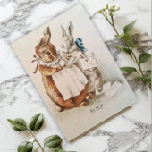 Beatrix Potter Rabbit Greetings Karte