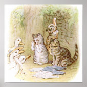Beatrix Potter, Tom Kitten, Custom Poster (Vorne)
