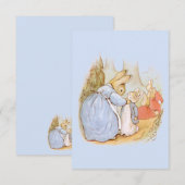 Beatrix Potter Vintag Blank Dankeschön Karte (Vorne/Hinten)