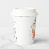 Beatrix Potter Vintage Kaninchendusche Pappbecher (Links)