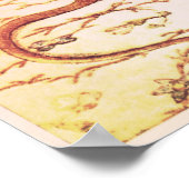 Beatrix Töpfermaus niedliches Vintages Nähen Poster (Ecke)