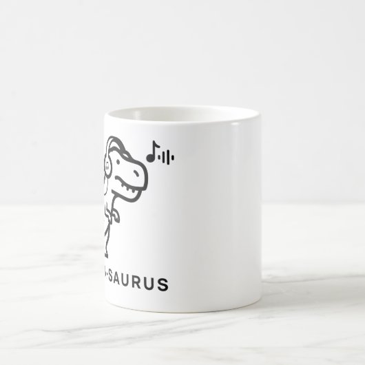 Beats-a-Saurus Kaffeetasse (Mittel)