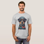 Beats & Barks: Canine DJ T-Shirt (Vorne ganz)