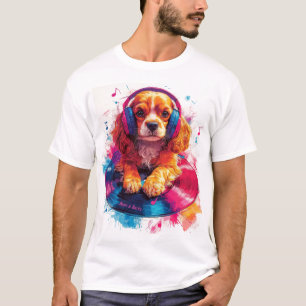 Beats & Barks - Cocker Spaniel Musik T-Shirt