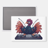 Beats oder Eis, Erntedank Türkei DJ Magnet (Vorderseite/Rückseite)