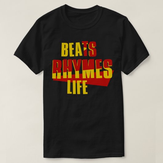 Beats Rhymes Life T-Shirt (Design vorne)