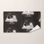 BEATS SKILL TEXTE AUF TURNTABLE HIP HOP BADHANDTUCH SET (Handtuch)