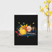 Beats Trump 2024 Wahlunterstützung Joe Biden Karte (Gelbe Blume)