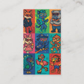 Beats und Tiere Begleitkarte (Vorderseite)