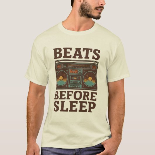 Beats Vor Dem Schlafengehen T-Shirt (Vorderseite)