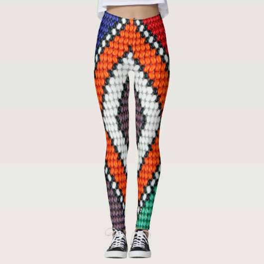 Beattierte Leggings (Vorderseite)