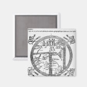 Beatus von Turin mappamundi Magnet (Vorderseite/Rückseite)