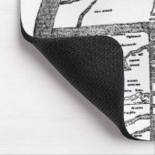 Beatus von Turin mappamundi Mousepad (Ecke)