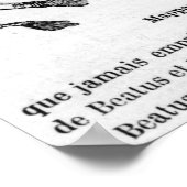 Beatus von Turin mappamundi Poster (Ecke)