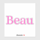 Beau Aufkleber (Blatt)