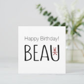Beau Birthday (Stehend Vorderseite)
