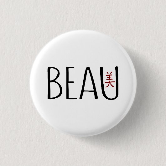Beau Button (Vorderseite)