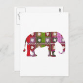BEAU Elephant Postkarte (Vorne/Hinten)