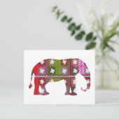 BEAU Elephant Postkarte (Stehend Vorderseite)