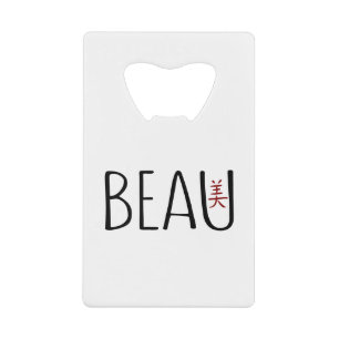 Beau Geldbeutel Flaschenöffner