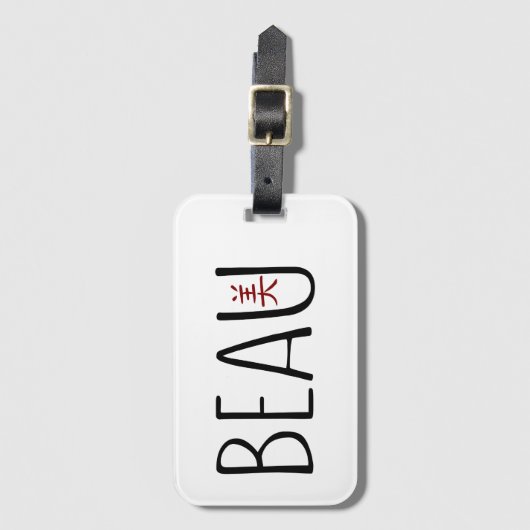 Beau Gepäckanhänger (Vorderseite Vertikal)