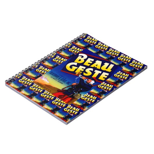 Beau Geste Label Multiprint Notizblock (Linke Seite)