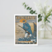 Beau Geste Vintag Songbook Cover Postkarte (Stehend Vorderseite)