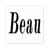 Beau Name Logo, Permastempel (Design)