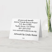 Beau Notecard Karte (Rückseite)