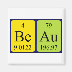 Beau Periodenmagnet Magnet
