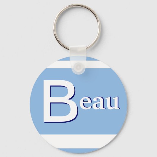 Beau Schlüsselanhänger (Vorderseite)