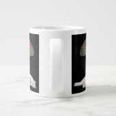 Beau the Angora Cat Suntanning Jumbo-Tasse (Rückseite)