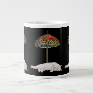 Beau the Angora Cat Suntanning Jumbo-Tasse