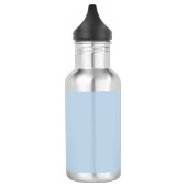 Beaublau (Vollfarbe) Edelstahlflasche (Links)