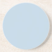 Beaublau (Vollfarbe) Getränkeuntersetzer (Vorne)