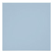 Beaublau (Vollfarbe) Poster (Vorderseite)