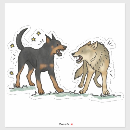 Beauceron - Arbeitshund Aufkleber (Blatt)