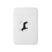 Beauceron Dog - Halloween Moon Silhouette Classic Badematte (Vorderseite Vertikal)