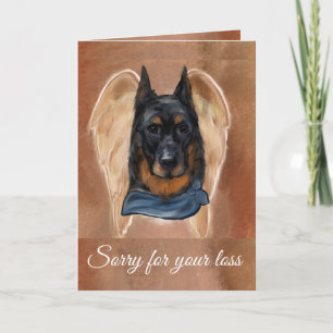Beauceron Feiertagskarte
