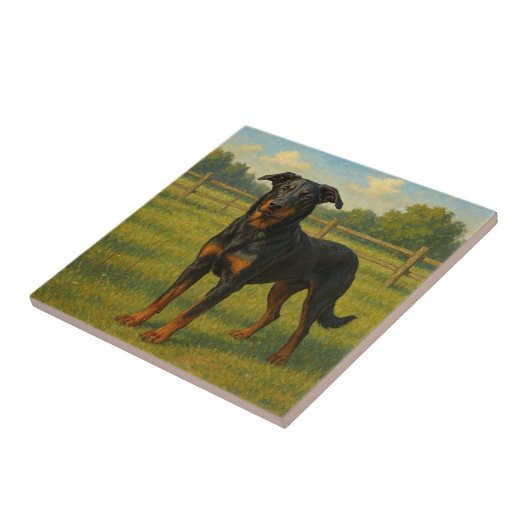 Beauceron Fliese (Seite)