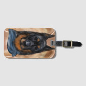 Beauceron Gepäckanhänger (Vorderseite (Horizontal))