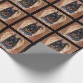 Beauceron Geschenkpapier (Ecke)