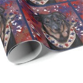 Beauceron Geschenkpapier (Rolleneckpunkt)