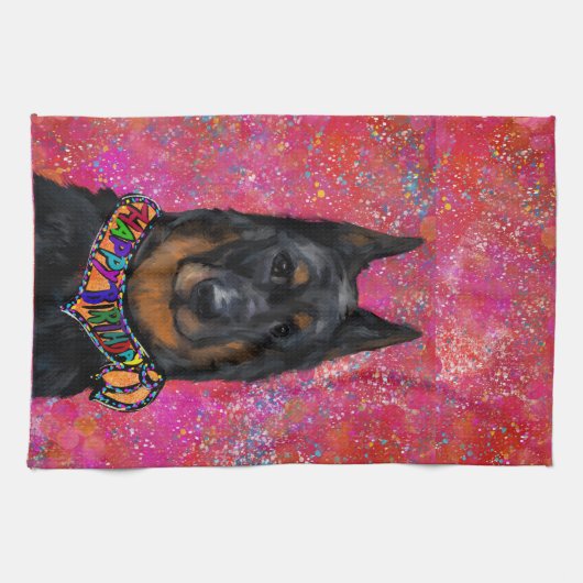 Beauceron Geschirrtuch (Horizontal)