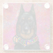 Beauceron Glasuntersetzer (Rückseite)